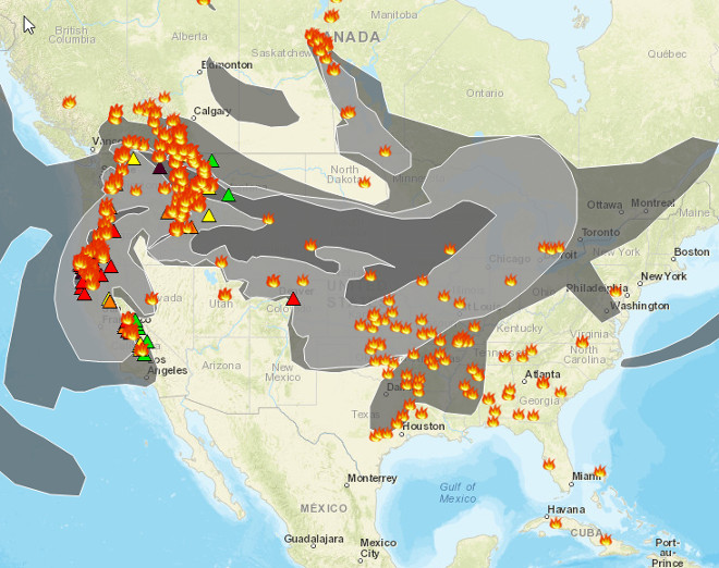 Smoke map